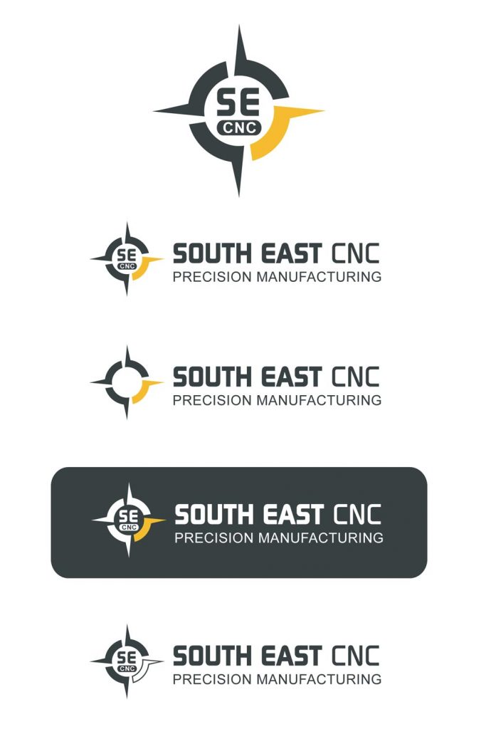 south east cnc logo designs by mark eslick graphics
